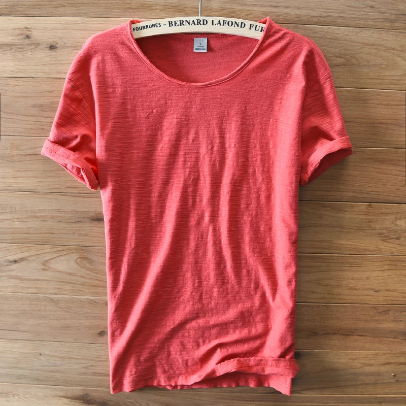 Camiseta Italiana SoftWear - Casual Summer Cotton