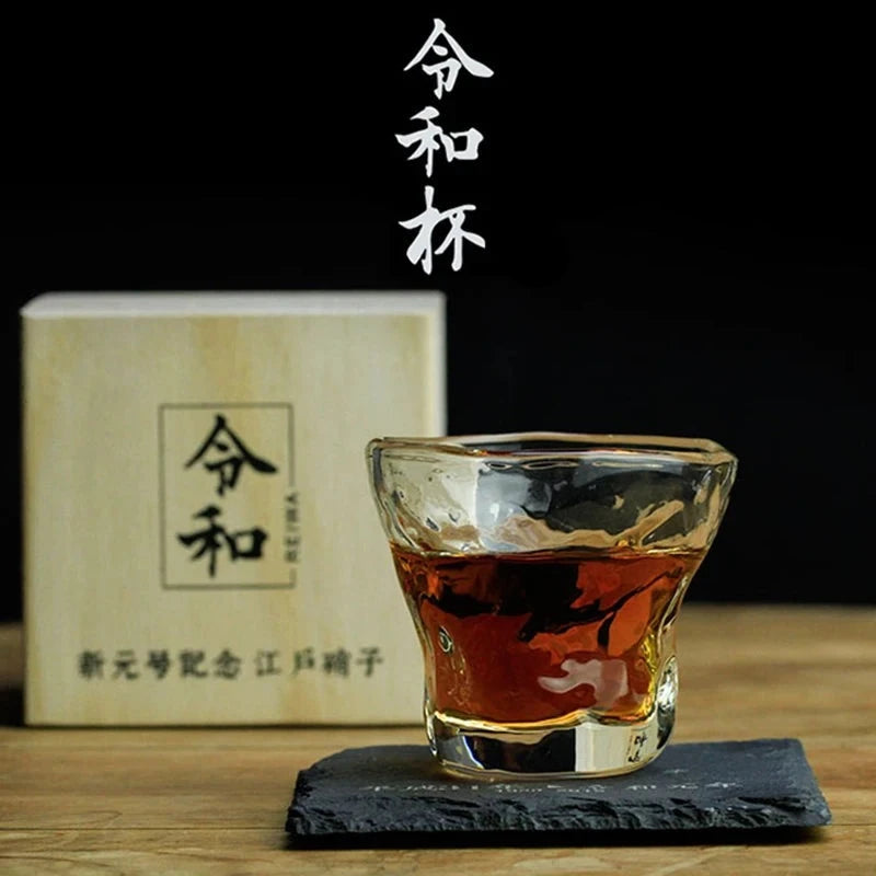 Coleção Limitada: Copo de Chá Japonês Edo Estilo Whisky com Caixa de Presente Grátis - Corletaria